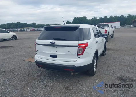 2014 Ford Explorer Police Interceptor из США, поврежденный, VIN 1FM5K8AR9EGC61049